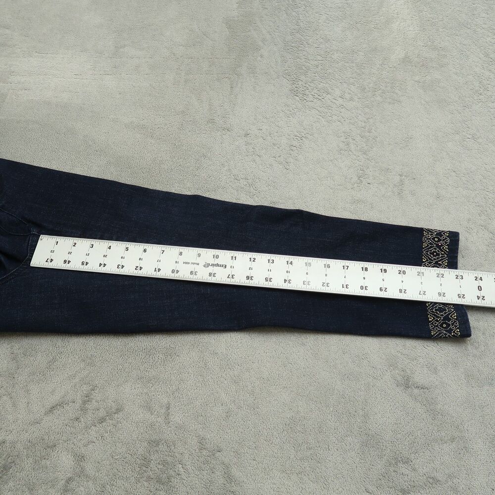 Chico's Jeans Women's Size 0 US-4 Blue Mid-Rise Slimming Crop Denim 23" Inseam - Picture 16 of 16